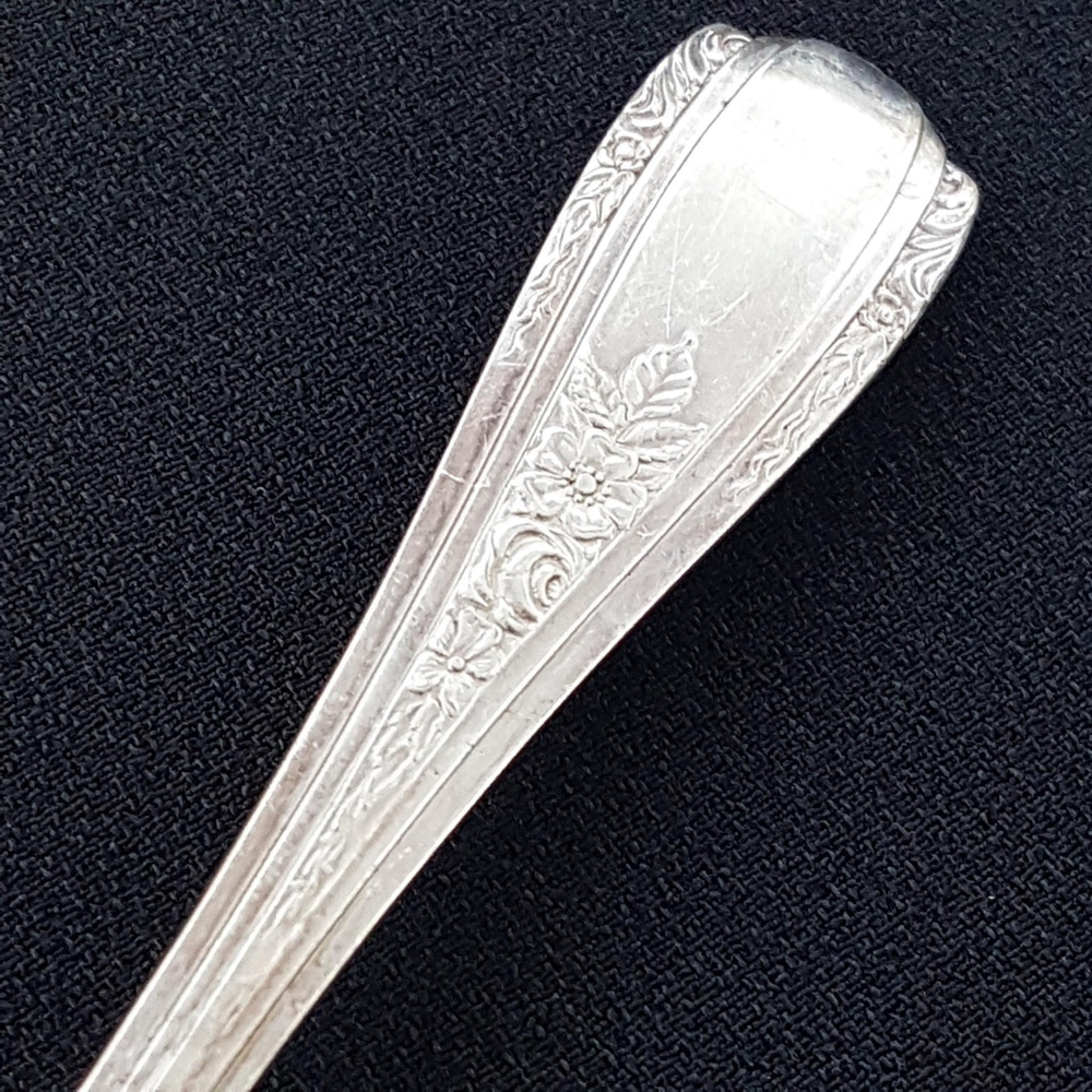 Heirloom 20pc Cataract Silver Plate Flatware Set for 5, Vintage Art Deco Cutlery